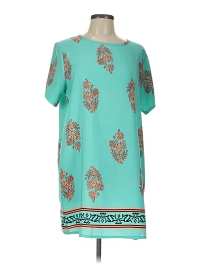 Pre-owned Boohoo Kimono In Teal