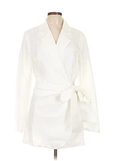 Pre-owned Boohoo Kimono In White