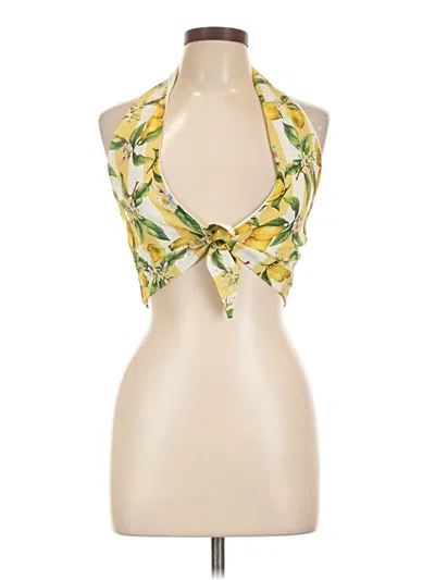 Pre-owned Boohoo Kimono In Yellow