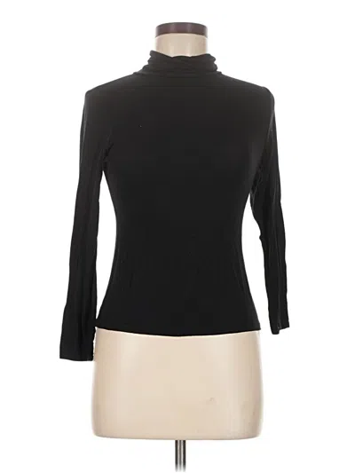 Pre-owned Boohoo Long Sleeve Turtleneck In Black
