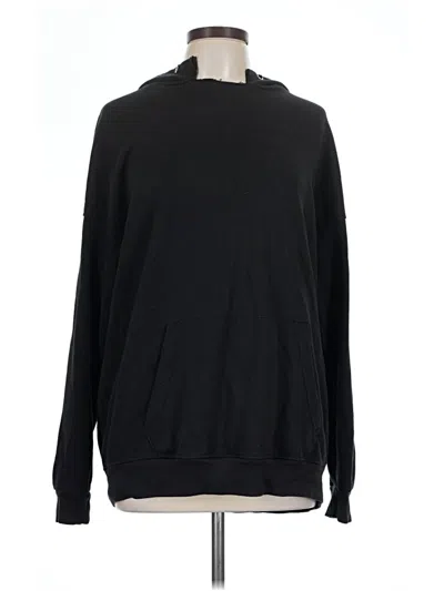 Pre-owned Boohoo Pullover Hoodie In Black