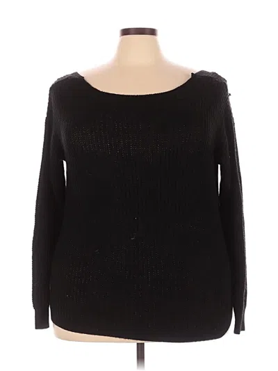 Pre-owned Boohoo Pullover Sweater In Black