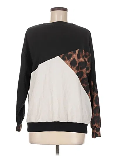 Pre-owned Boohoo Pullover Sweater In Black