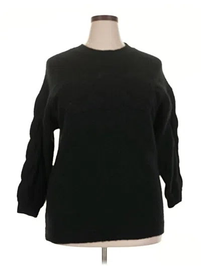 Pre-owned Boohoo Pullover Sweater In Black