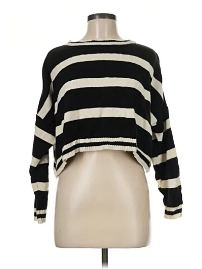 Pre-owned Boohoo Pullover Sweater In Black
