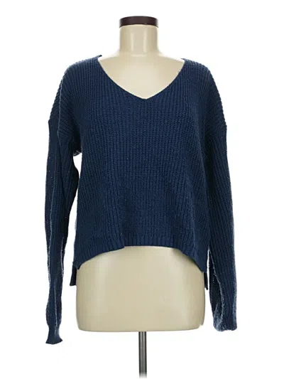Pre-owned Boohoo Pullover Sweater In Blue