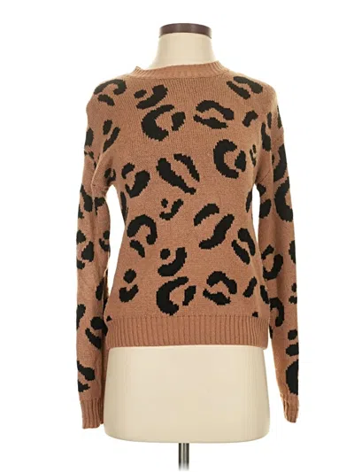 Pre-owned Boohoo Pullover Sweater In Brown