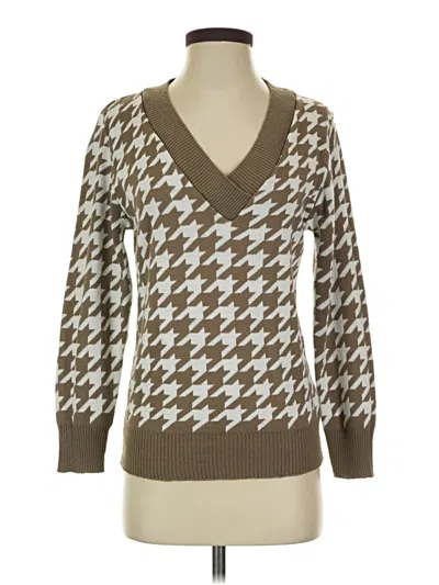 Pre-owned Boohoo Pullover Sweater In Brown