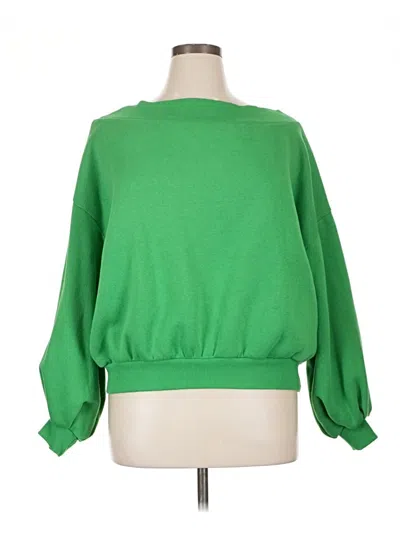 Pre-owned Boohoo Pullover Sweater In Green