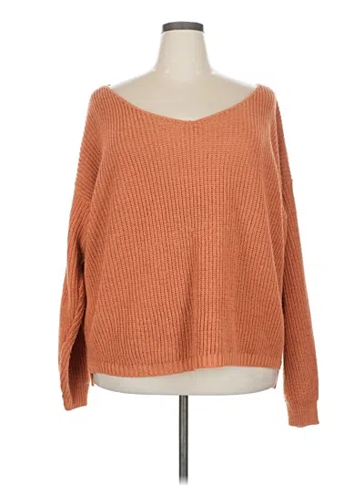 Pre-owned Boohoo Pullover Sweater In Orange