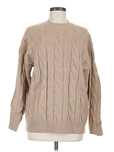 Pre-owned Boohoo Pullover Sweater In Tan