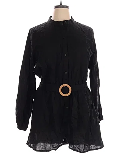 Boohoo Romper In Black