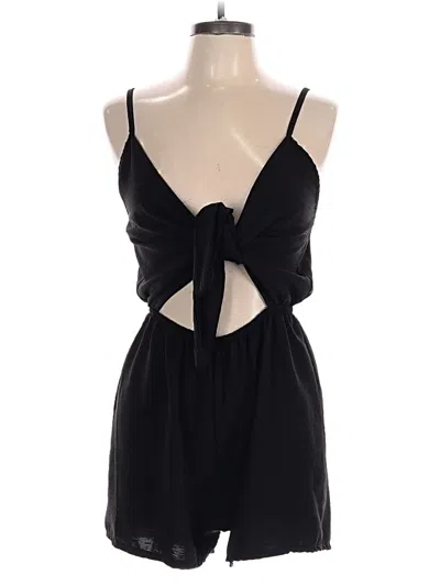 Pre-owned Boohoo Romper In Black