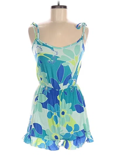 Pre-owned Boohoo Romper In Blue
