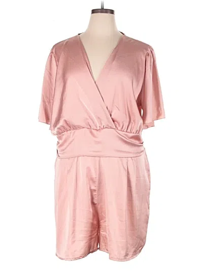 Pre-owned Boohoo Romper In Pink