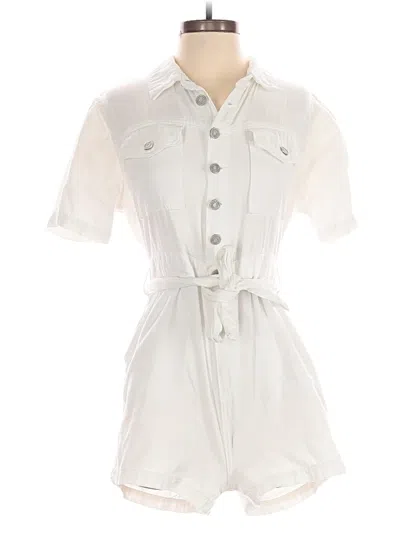 Pre-owned Boohoo Romper In White