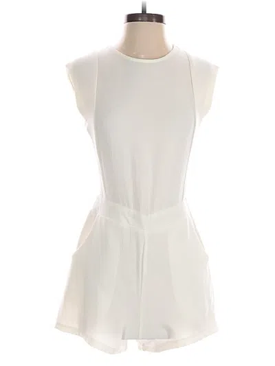Pre-owned Boohoo Romper In White