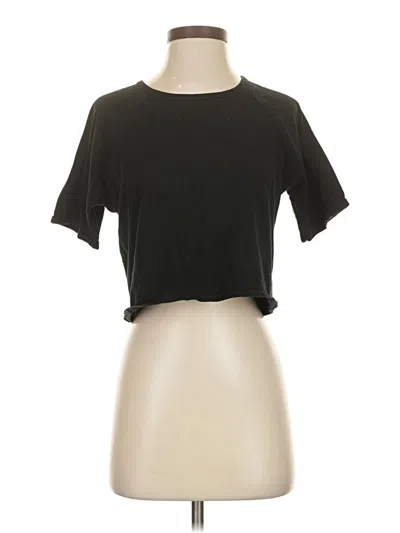 Pre-owned Boohoo Short Sleeve T-shirt In Black