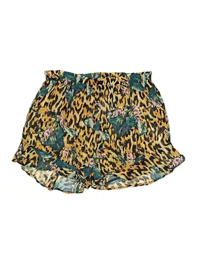 Pre-owned Boohoo Shorts In Yellow