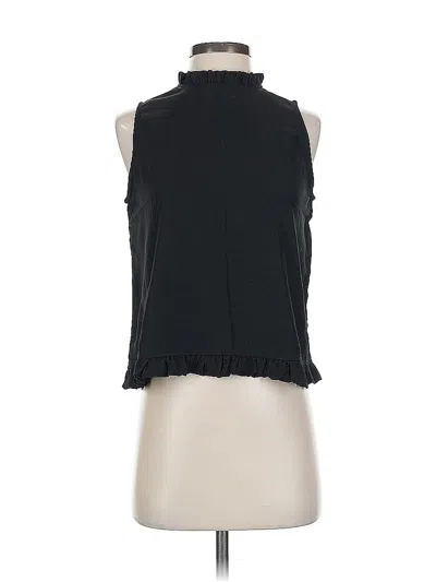 Pre-owned Boohoo Sleeveless Blouse In Black