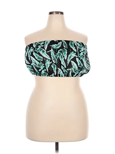 Pre-owned Boohoo Sleeveless Blouse In Blue