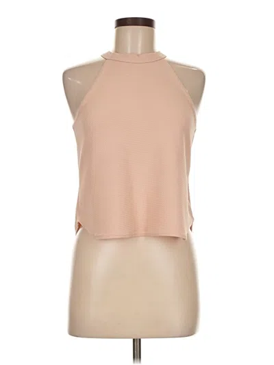 Pre-owned Boohoo Sleeveless Blouse In Brown