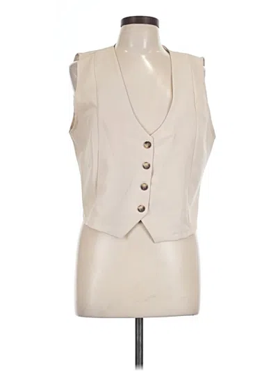 Pre-owned Boohoo Sleeveless Blouse In Ivory