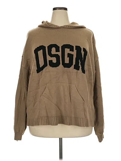 Pre-owned Boohoo Sweatshirt In Tan