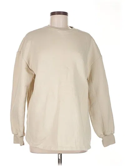 Pre-owned Boohoo Sweatshirt In White