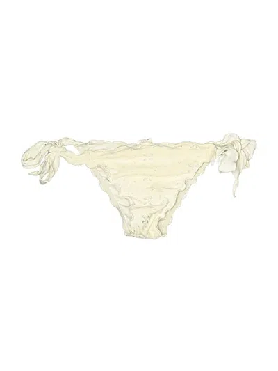 Pre-owned Boohoo Swimsuit Bottoms In Ivory