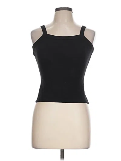 Pre-owned Boohoo Tank Top Black Strapless Neckline Tops