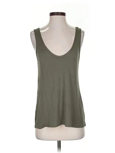 Pre-owned Boohoo Tank Top Green Strapless Neckline Tops