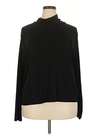 Pre-owned Boohoo Turtleneck Sweater In Black