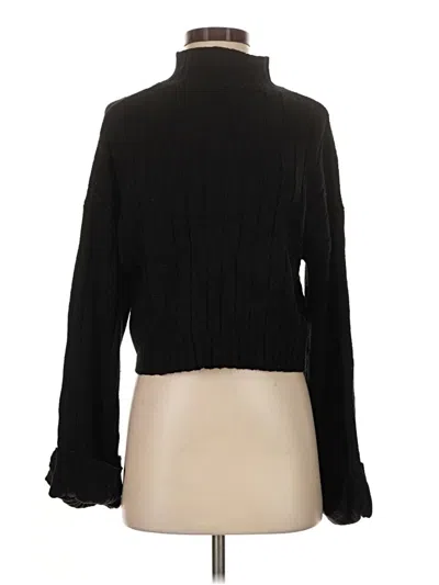 Pre-owned Boohoo Turtleneck Sweater In Black
