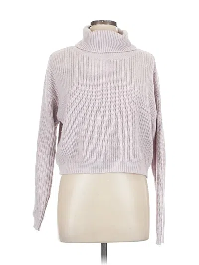 Pre-owned Boohoo Turtleneck Sweater In Gray