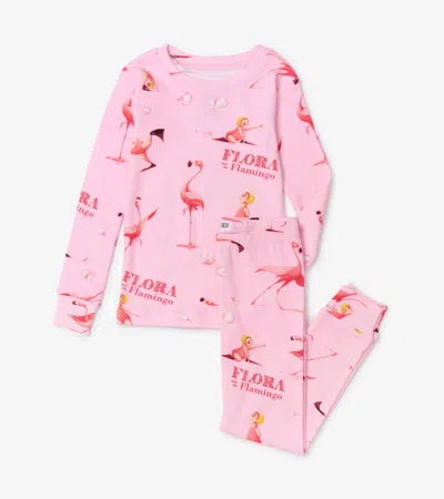 Books To Bed Kids' Girl's Flora And The Flamingo Pajamas In Pink