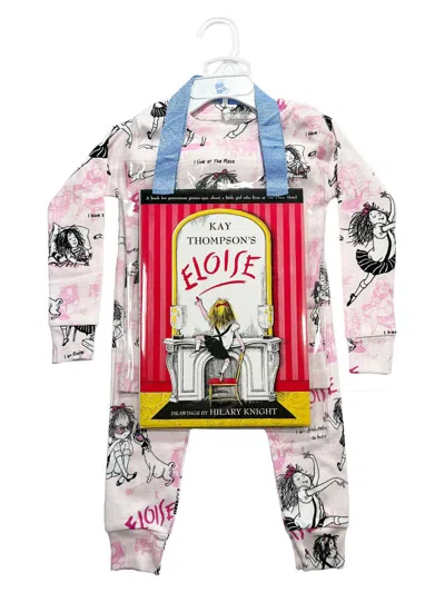 Books To Bed Little Girl's & Girl's Eloise Printed Cotton Pajamas & Book Set In Multi