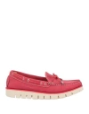 Boomerang Woman Loafers Red Size 7 Leather