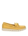 Boomerang Woman Loafers Yellow Size 10 Leather