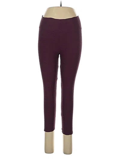 Pre-owned Booty By Brabants Leggings In Burgundy
