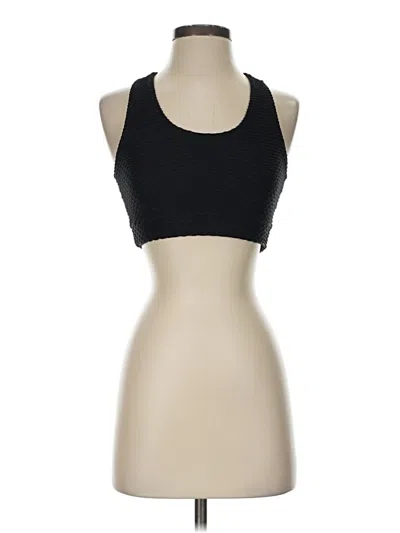 Pre-owned Booty By Brabants Tank Top Black Halter Neckline Tops