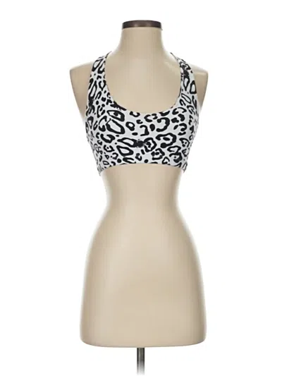 Pre-owned Booty By Brabants Tank Top Silver Halter Neckline Tops