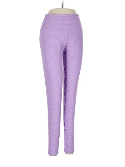 Pre-owned Booty By Brabants Yoga Pants In Purple