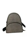 Borbonese Abstract-pattern Backpack In Silver