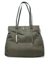 Borbonese Abstract-print Tote Bag In Green