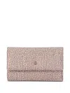 Borbonese Abstract-print Wallet In Neutral