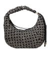 Borbonese Arch Handle Shoulder Bag In Black