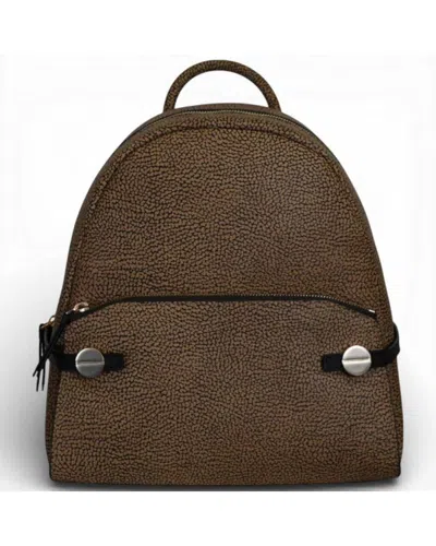 Borbonese Backpack M.  Op Natural/nero - 910250-0193-311 In Black