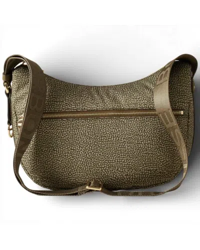 Borbonese Bag Luna Bag Small  Recycled Fabric Op Olive - 934107-i15-n41 In Other