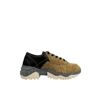 BORBONESE BORBONESE BEIGE LEATHER WOMEN WOMEN'S SNEAKER